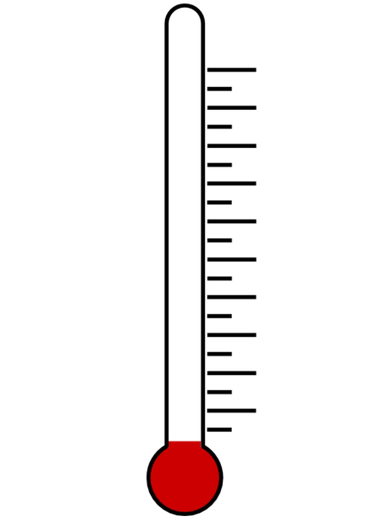Fundraising Thermometer Clip 