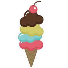 Vector ice cream clip art .