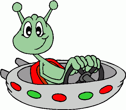 funny looking cartoon alien i - Alien Spaceship Clipart