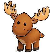 Funny moose clipart - Clip Art Moose