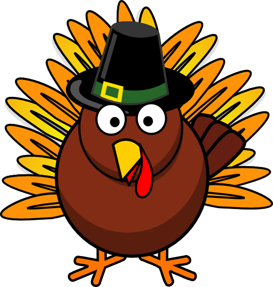 Thanksgiving Turkey Cartoon W
