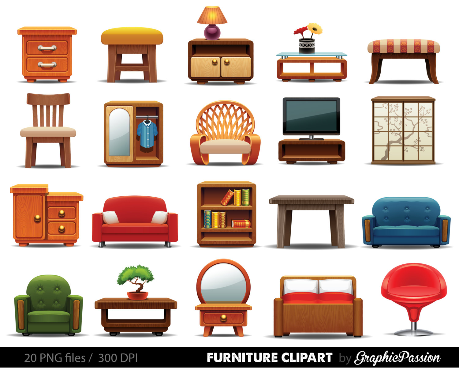 Furniture Clipart Clipart Pan