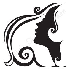 Furthermore Black Hair Logos  - Clip Art Salon