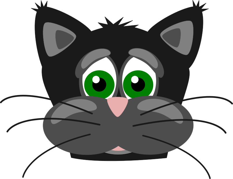 Gallery For Free Cat Face u0026middot; Outline Of Cat Face Clipart