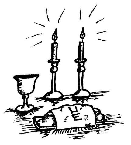 Gallery For u0026gt; Shabbat Table Clipart