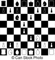 . hdclipartall.com Chess game - A chess board with symbolical pieces in black.