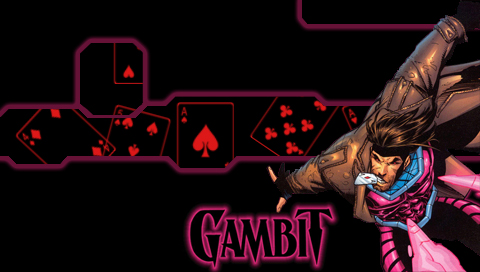 X men gambit clipart