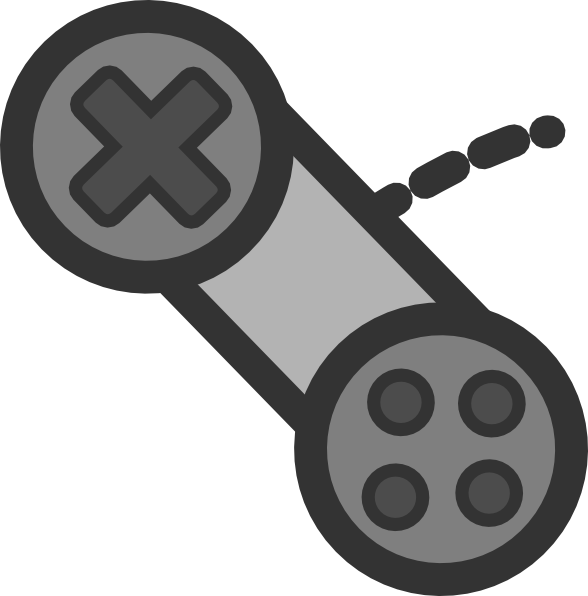 Vector Clip Art Of Game Pad .