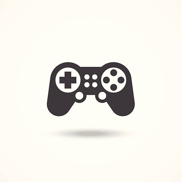 Game controller icon vector art illustration
