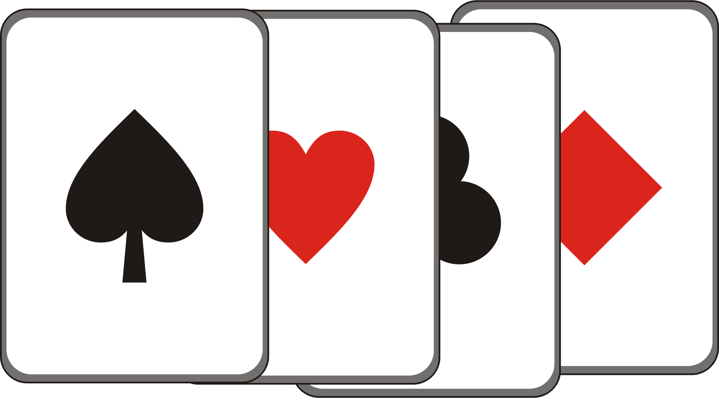 Games Cards Clipart - Playing Cards Clipart