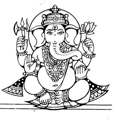 ganesha free clip art (check out the whole blog for other free clip art) | motif: hindu inspiration | Pinterest | Other, American flag and Thanksgiving