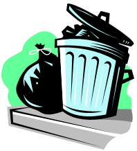 Garbage Bag Clipart Clipart Of Garbage Can
