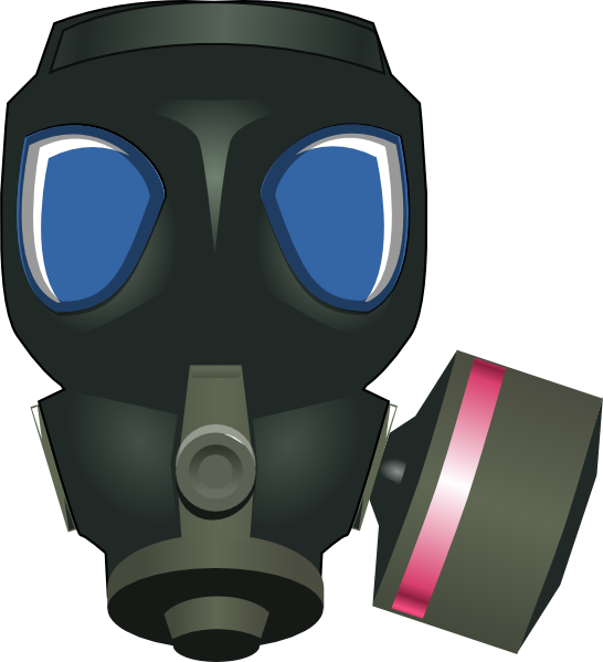 Download this image as: - Gas Mask Clipart