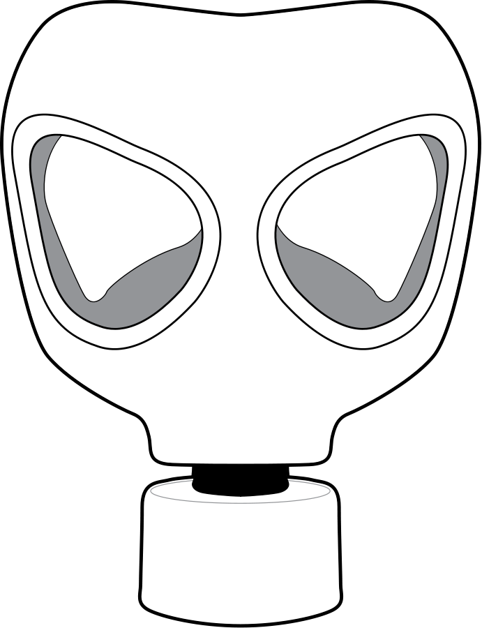 Fallout Gas Mask Clipart #1