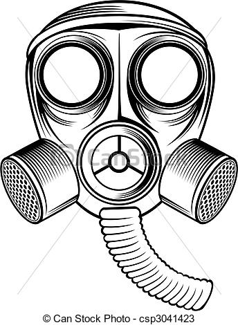 Royalty-Free (RF) Gas Mask Cl