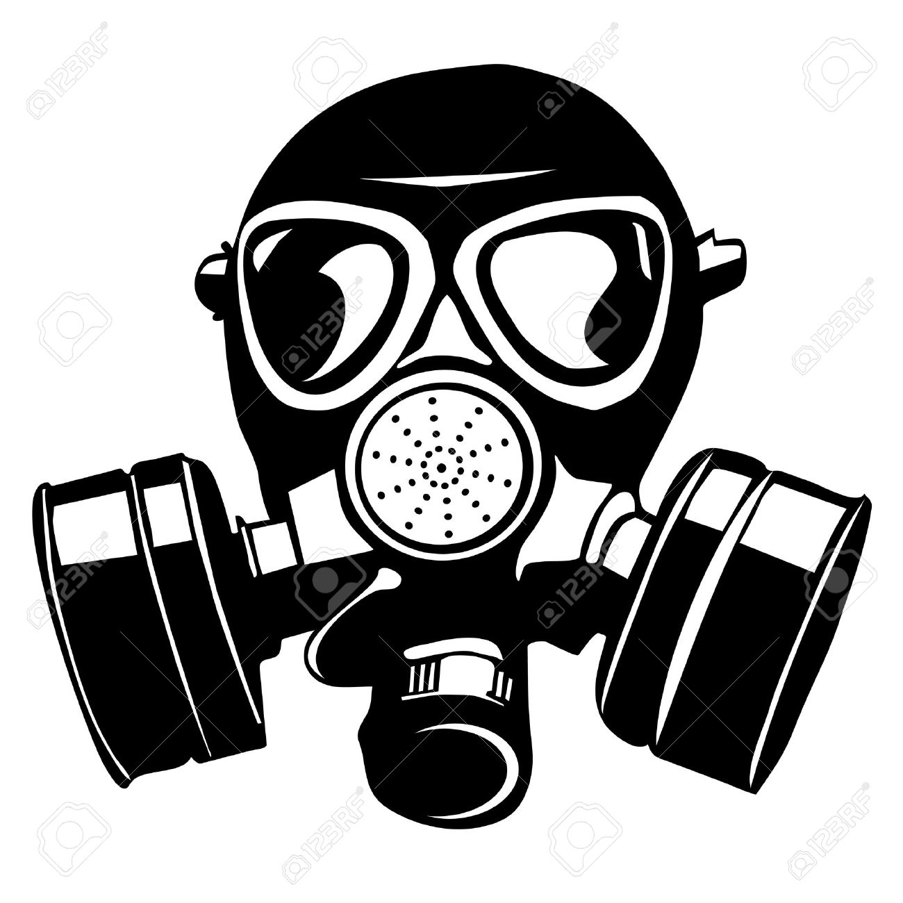 Gas mask Stock Vector - 14777 - Gas Mask Clipart