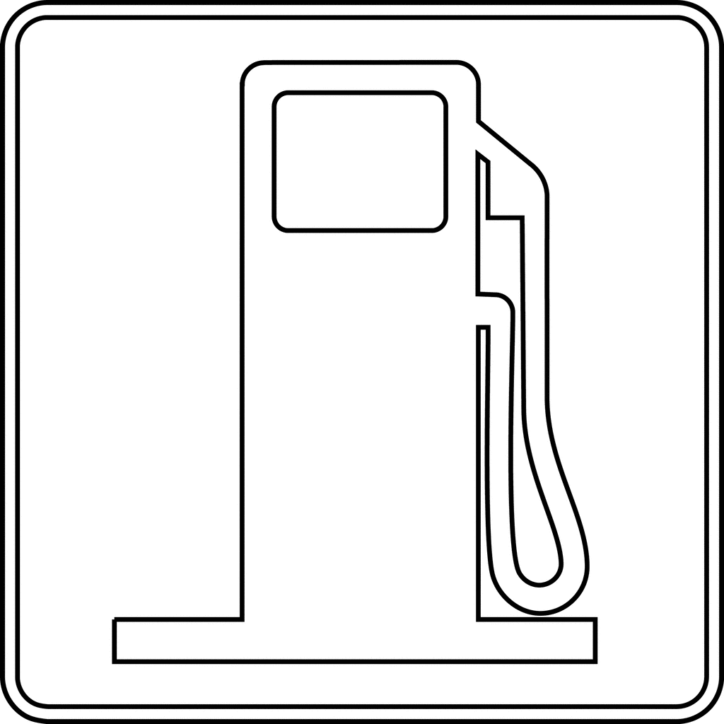 Gas Station Building Clipart 