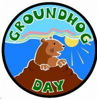 ... gday4 ... - Groundhog Day Clip Art