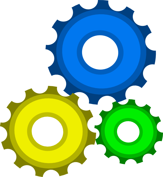Download this image as: - Gears Clipart