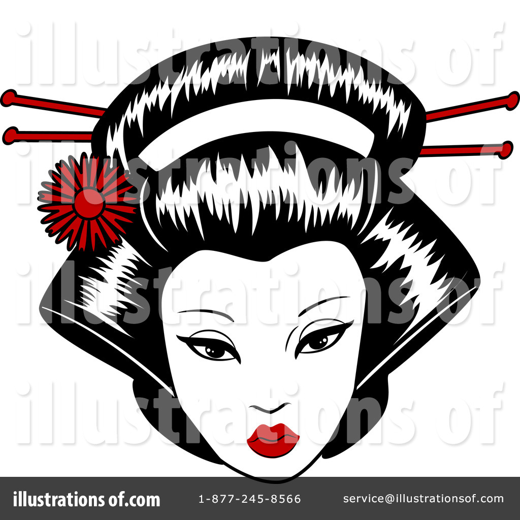 Geisha Girl Clipart