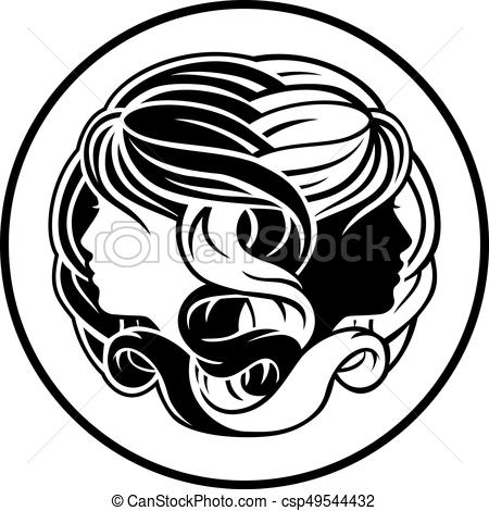Clipart - Gemini, sign of zod