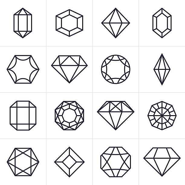 Jewel and Gem Icons and Symbo - Gemstone Clipart