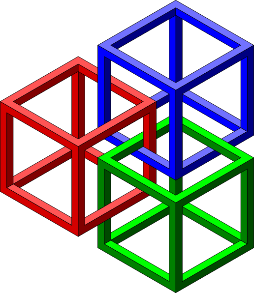 Geometric Block Pattern Clipa