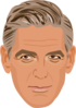 George Clooney caricature Ske