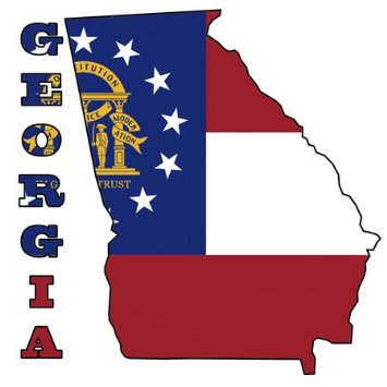 Georgia State Outline - Georgia Clipart