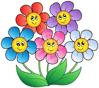 Free Purple Flower Clip Art -