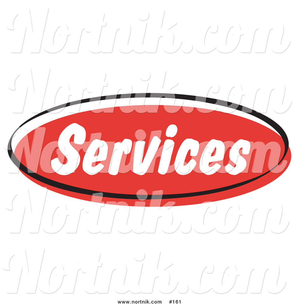 Clipart of Web Button Services
