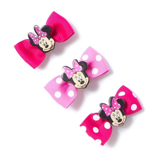 Get Quotations u0026middot; Claireu0026#39;s Accessories Minnie Mouse Mini Bow Hair Clips Set ...