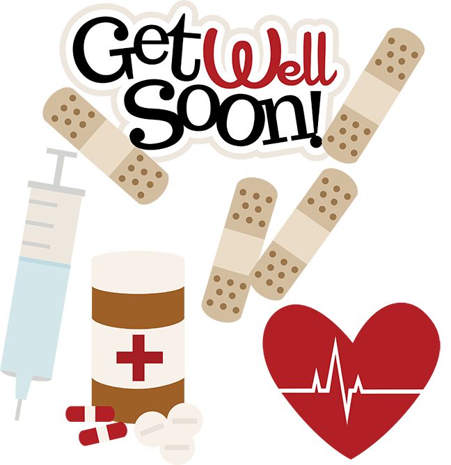 Get Well Soon SVG doctor svg files nurse svg files sick day svg cute clip art