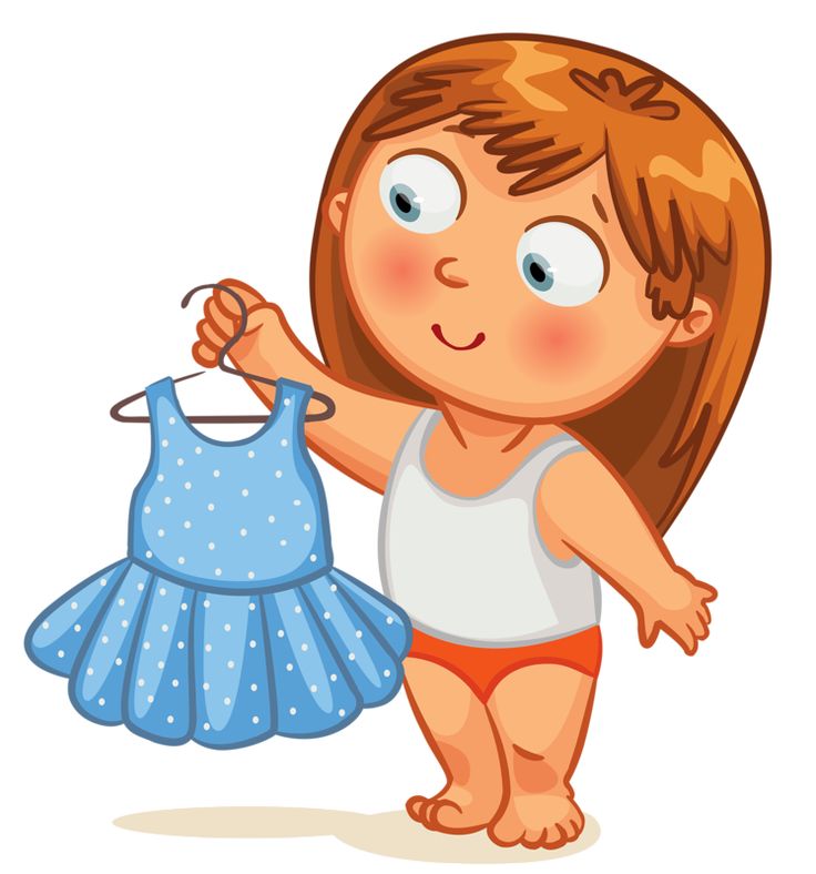 Getting dressed art kids clip art and kid on