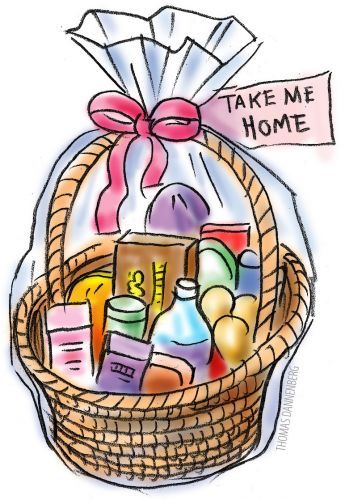 Gift Basket Clipart Clipart P