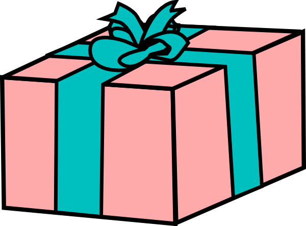Gift Box Clipart Black And Wh