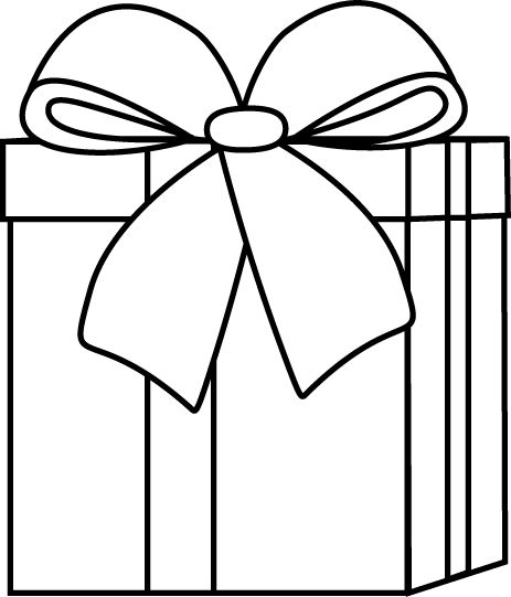 Gift Tag Clipart Black And White