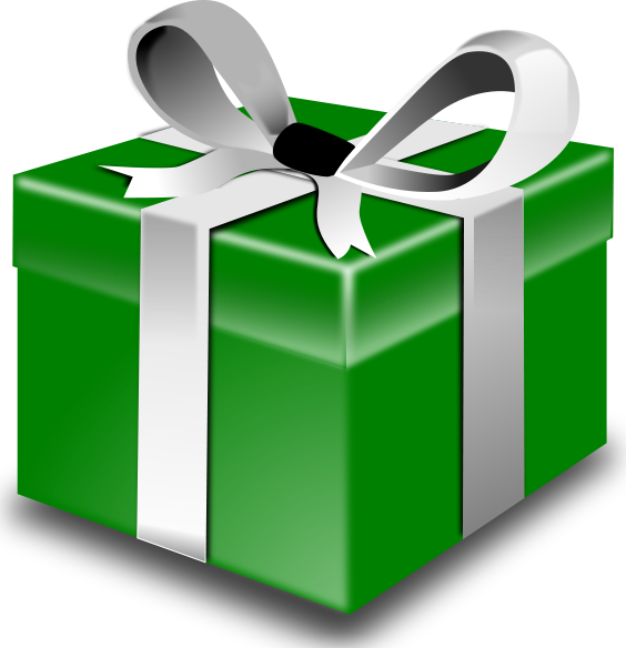 Open gift box clipart - .