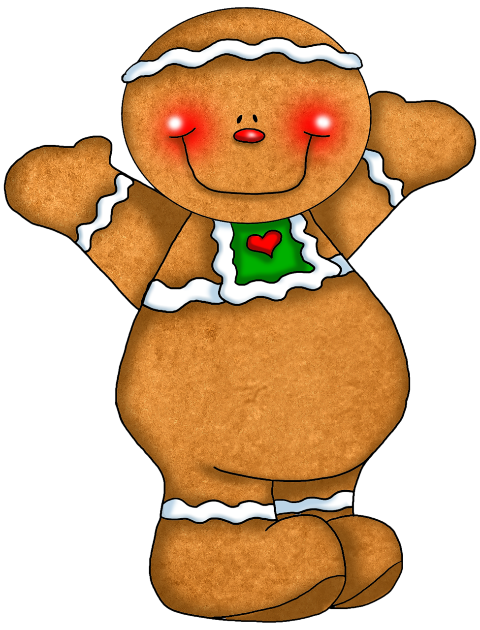 Gingerbread Clip Art - Gingerbread Clipart