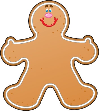 Gingerbread Girl Clip Art - Clipart Gingerbread Man