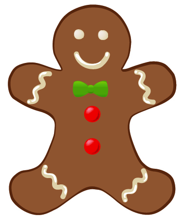 Gingerbread man clip art - Clipart Gingerbread Man