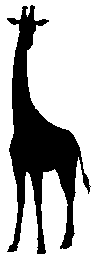 giraffe silhouette clip art - Giraffe Silhouette Clip Art