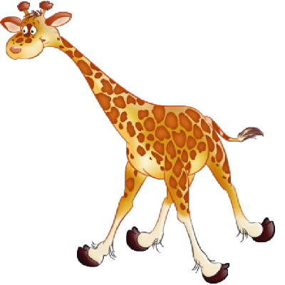 Giraffe Cartoon Animal Clip .