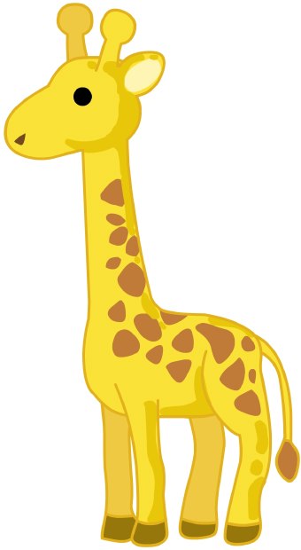 cute giraffe: Illustration of