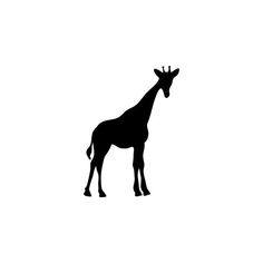 Giraffe silhouette clipart; G - Giraffe Silhouette Clip Art