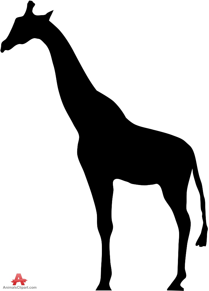 Giraffe Silhouette Clipart . - Giraffe Silhouette Clip Art