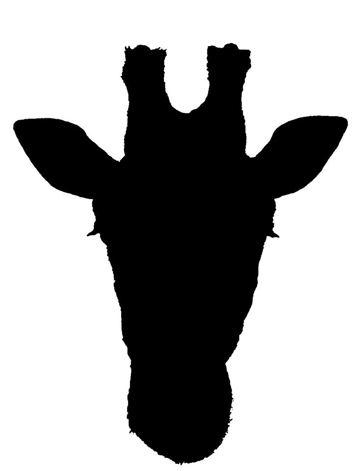 Giraffe silhouette for painti - Giraffe Silhouette Clip Art