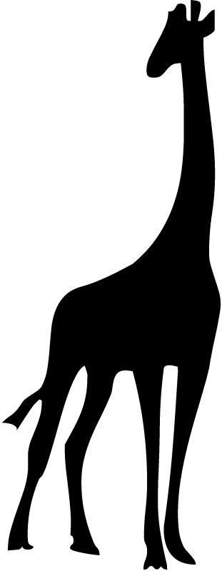 ... Giraffe Silhouette Free - - Giraffe Silhouette Clip Art