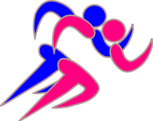 Girl And Boy Runners Clip Art - Runners Clip Art