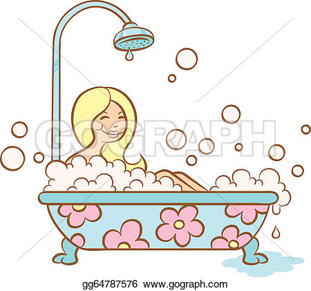 ... girl and bubble bath